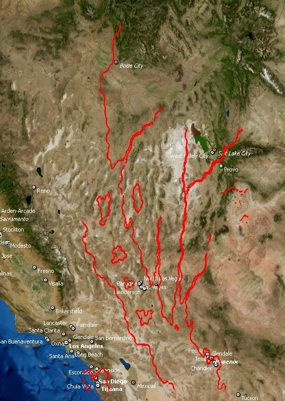 inland east coast boise to pheonix